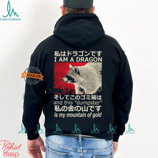Dragon Raccoon Japanese T Shirt