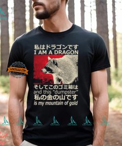 Dragon Raccoon Japanese T Shirt
