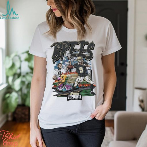 Drew Brees 9 New Orleans Saints football Planet Euphoria 1950 2024 graphic shirt