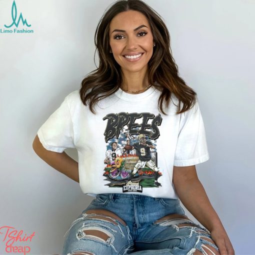 Drew Brees 9 New Orleans Saints football Planet Euphoria 1950 2024 graphic shirt