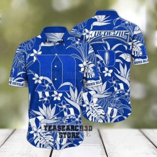 Duke Blue Devils All Over Print Hawaiian Shirt From USAmerci Store