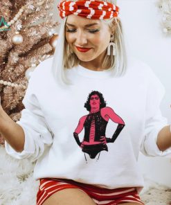Dustin Green Wearing Macho Frank N Furter Shirt