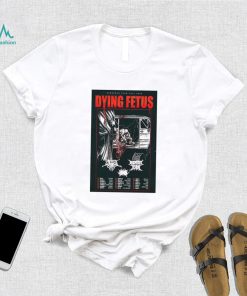 Dying Fetus European Tour 2024 Fall Poster Shirt