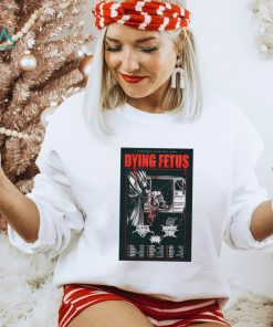 Dying Fetus European Tour 2024 Fall Poster Shirt