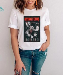 Dying Fetus European Tour 2024 Fall Poster Shirt