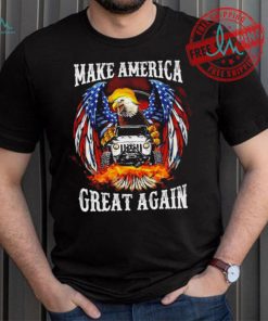 Eagle Trump with Jeep make America great again 2024 shirt