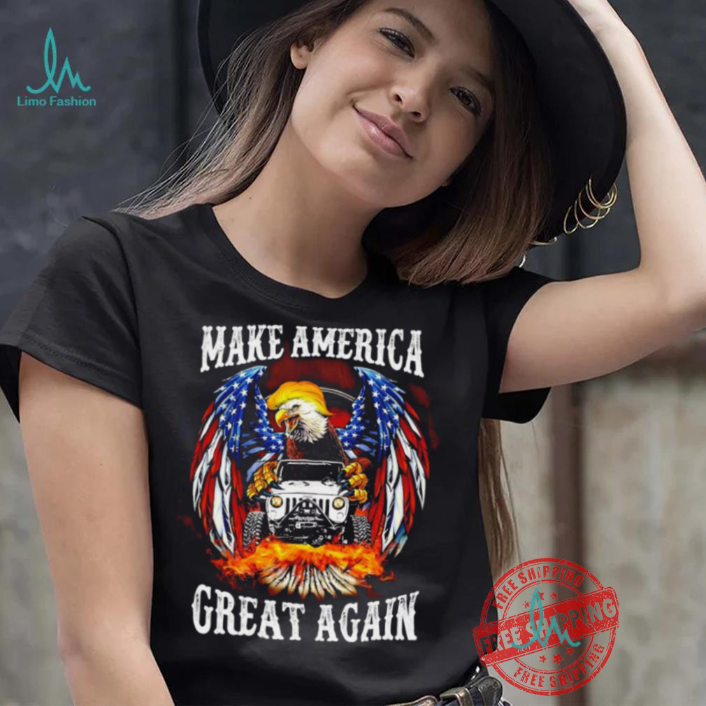 Eagle Trump with Jeep make America great again 2024 shirt Eagle Trump with Jeep make America great again 2024 shirt