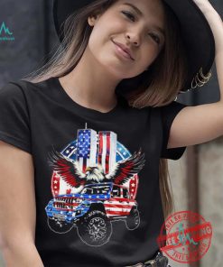 Eagle with Jeep American flag 9 11 2024 shirt