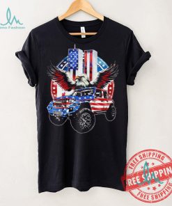 Eagle with Jeep American flag 9 11 2024 shirt