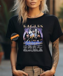 Eagles Rock Band 53rd Anniversary 1971 2024 Thank You For The Memories T Shirt
