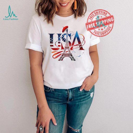 Eiffel Tower France Olympic Team USA Summer 2024 logo shirt