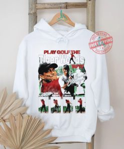 Eldrick Tont Tiger Woods golfer the stance the swing the shot shirt