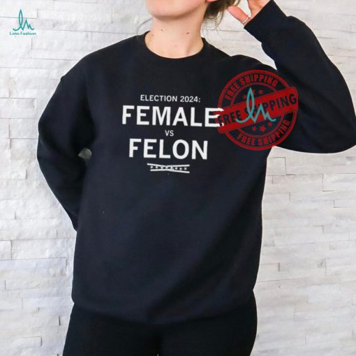 Election 2024 Female Vs Felon T Shirt