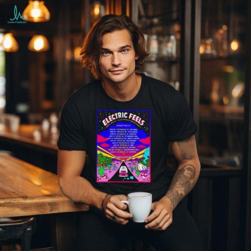 Electric Feels 2024 Indie Rock + Electronic Dance Party Poster Shirt
