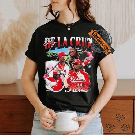 Elly De La Cruz Cincinnati Reds vintage graphic player collage shirt