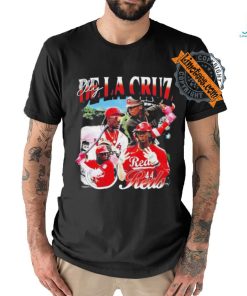 Elly De La Cruz Cincinnati Reds vintage graphic player collage shirt