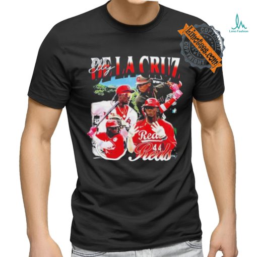 Elly De La Cruz Cincinnati Reds vintage graphic player collage shirt