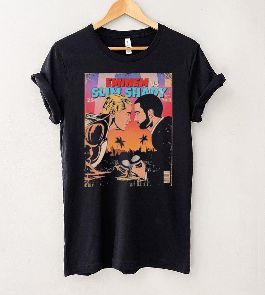 Eminem Vs Slim Shady Comic Style Vintage T Shirt Eminem Vs Slim Shady Comic Style Vintage T Shirt
