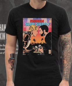 Eminem Vs Slim Shady Comic Style Vintage T Shirt