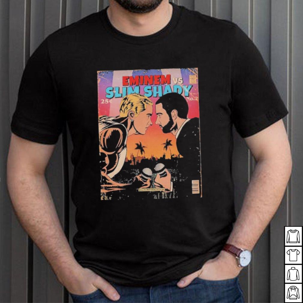 Eminem Vs Slim Shady Comic Style Vintage T Shirt Eminem Vs Slim Shady Comic Style Vintage T Shirt