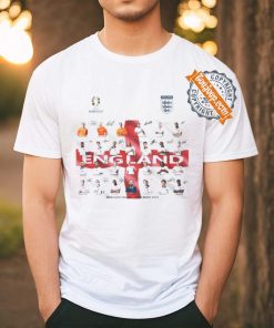 Endland Team Squad UEFA Euro 2024 Germany T Shirt