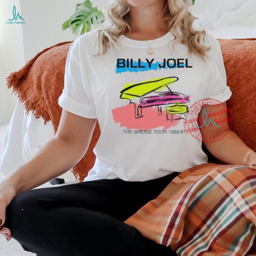 Event Billy Joel Piano The Bridge Tour 86 87 T Shirt