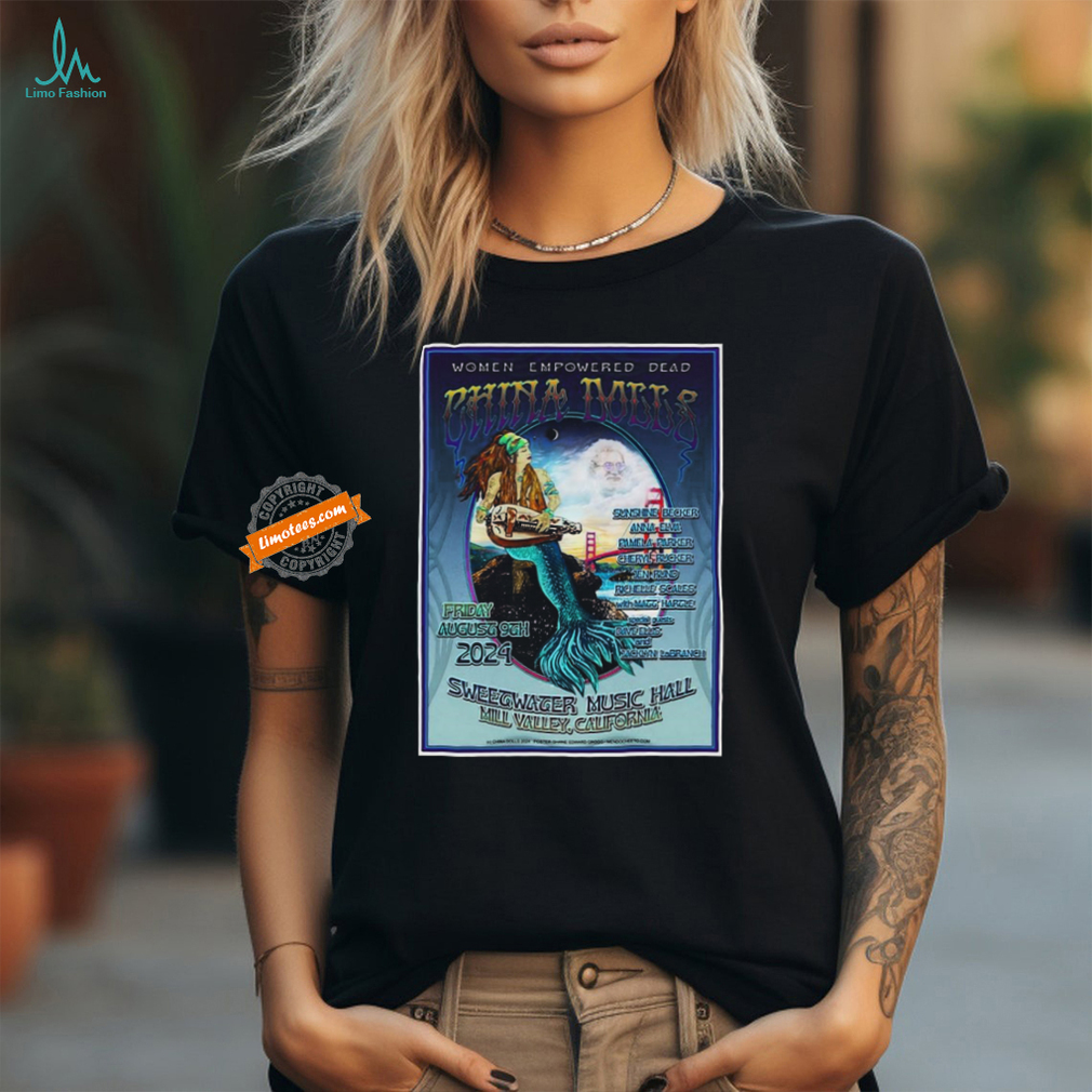 Event Sweetwater Music Hall China Dolls Aug 9, 2024 Poster Shirt Event Sweetwater Music Hall China Dolls Aug 9, 2024 Poster Shirt