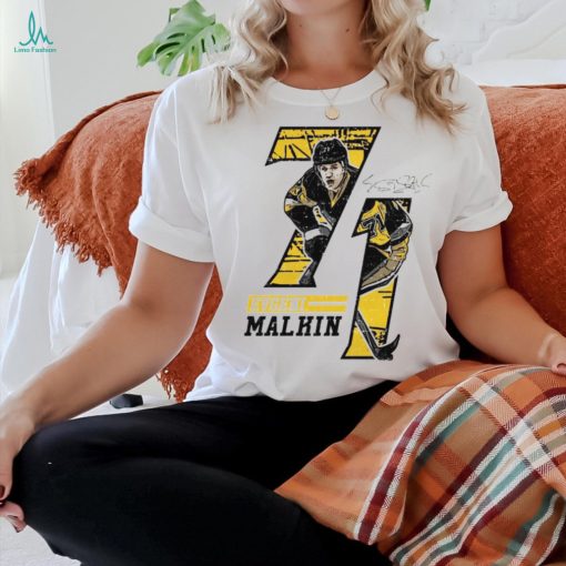 Evgeni Malkin Pittsburgh Offset T Shirt
