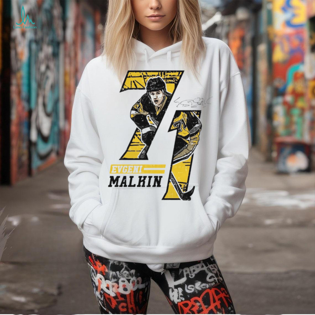 Evgeni Malkin Pittsburgh Offset T Shirt Evgeni Malkin Pittsburgh Offset T Shirt