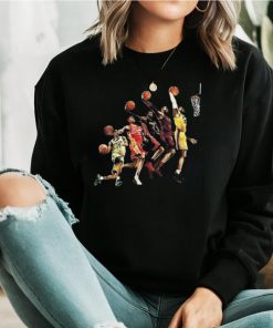 Evolution of Lebron James Basketball T Shirt