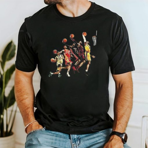 Evolution of Lebron James Basketball T Shirt