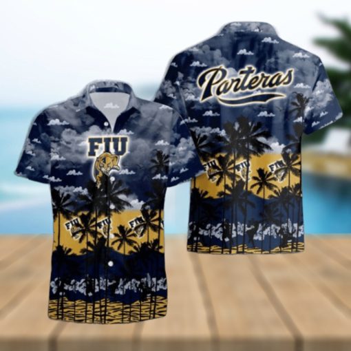 FIU Panthers Palms Tree Hawaiian Shirt