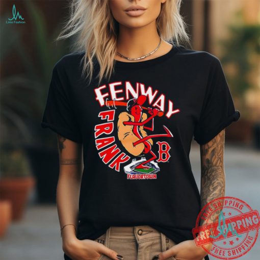 Fenway Frank hotdog bat Flavortown Boston Red Sox shirt