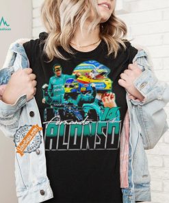 Fernando Alonso racing driver Formula One graphic shirt