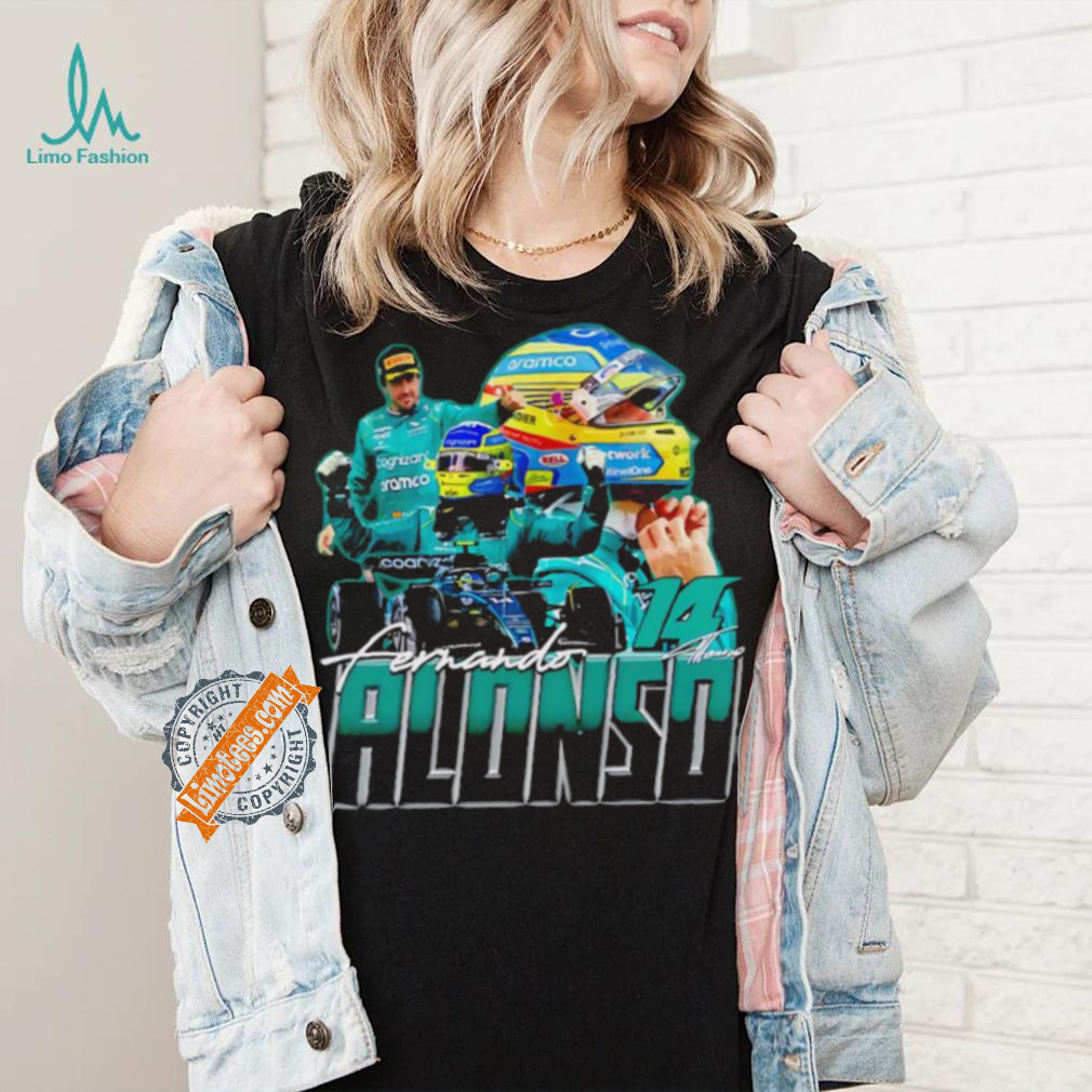 Fernando Alonso racing driver Formula One graphic shirt Fernando Alonso racing driver Formula One graphic shirt