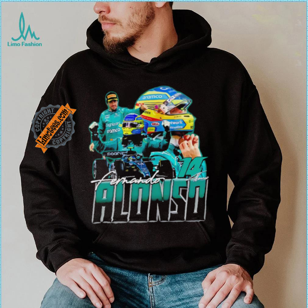 Fernando Alonso racing driver Formula One graphic shirt Fernando Alonso racing driver Formula One graphic shirt