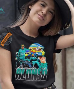 Fernando Alonso racing driver Formula One graphic shirt