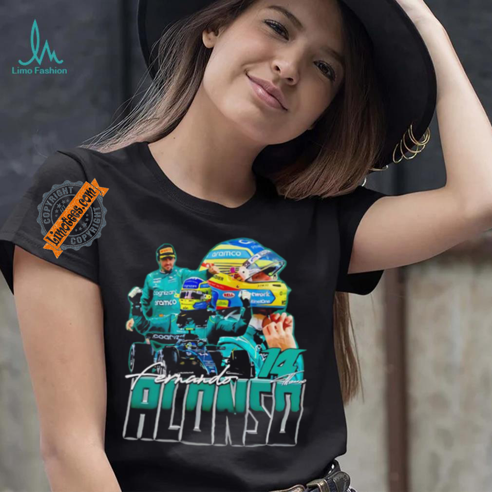 Fernando Alonso racing driver Formula One graphic shirt Fernando Alonso racing driver Formula One graphic shirt
