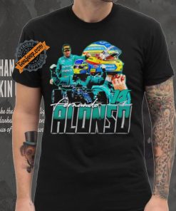 Fernando Alonso racing driver Formula One graphic shirt