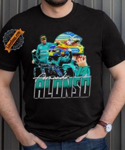 Fernando Alonso racing driver Formula One graphic shirt