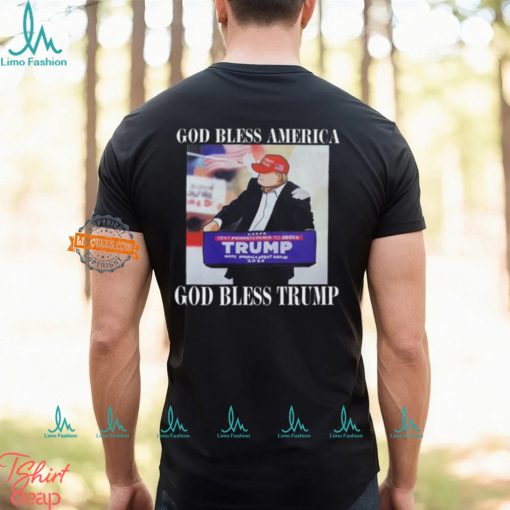 Ferriolawind God Bless America God Bless Trump Shirt
