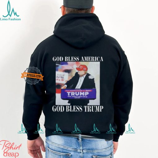 Ferriolawind God Bless America God Bless Trump Shirt