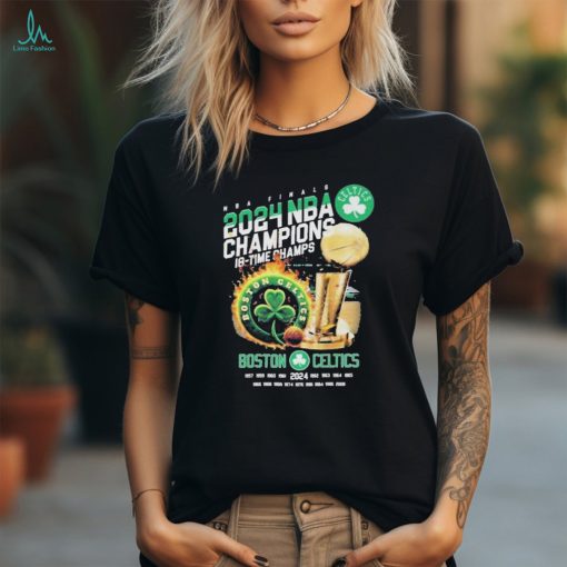 Finals 2024 NBA champions 18time champs Boston celtics 2024 T shirt