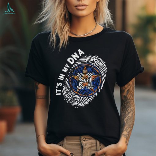 Fingerprint Houston Astros Logo It’s In My Dna Shirt