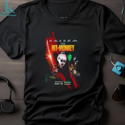 First Poster For Hit Monkey Season 2 Releasing On Hulu On July 15 Unisex T Shirt