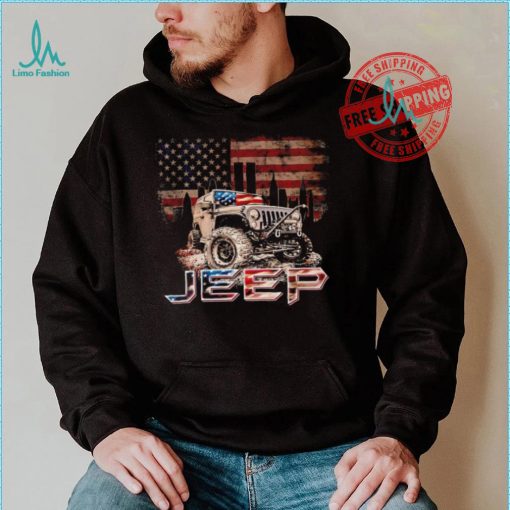 Flag Jeep American flag 2024 shirt