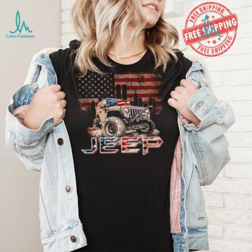 Flag Jeep American flag 2024 shirt