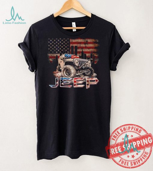 Flag Jeep American flag 2024 shirt