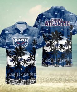 Florida Atlantic Owls Palms Tree Hawaiian Shirt