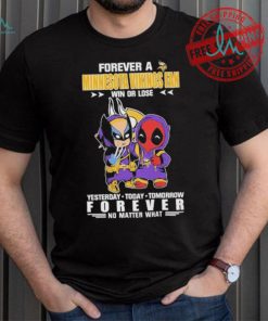 Forever A Minnesota Vikings x Marvel Fan Win Or Lose Yesterday Today Tomorrow Forever shirt